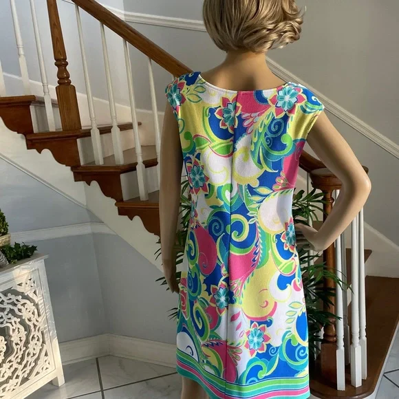 Women’s Ronni Nicole Colorful Pastel Summer Dress Size 10 - Picture 2 of 11